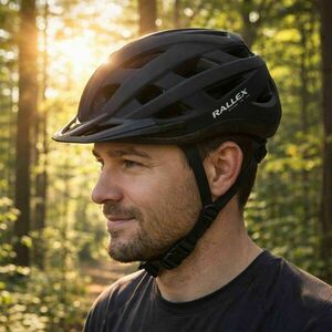 Kerékpáros sisak, L méretben (58-62 cm), Head Lock állítási rends... kép