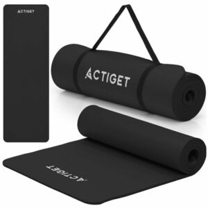 ActiGet Jógaszőnyeg 183X61X1, 5cm - Fekete kép