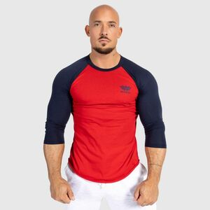 Férfi 3/4 ujjú póló Iron Aesthetics Outline, red/navy kép