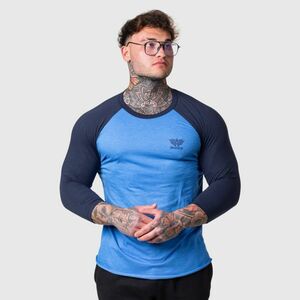 Férfi 3/4 ujjú póló Iron Aesthetics Outline, blue/navy kép