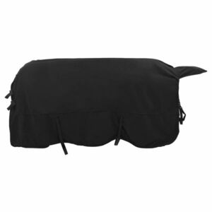 vidaXL Ló Takaró Fekete 155 cm Poliészter kép