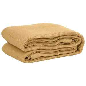 vidaXL homok HDPE sátorszőnyeg 200x400 cm kép