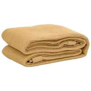 vidaXL homok HDPE sátorszőnyeg 400x500 cm kép