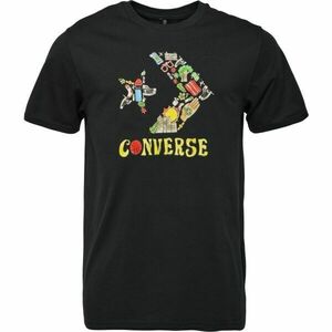 Converse STANDARD FIT CENTER FRONT LARGE LOGO STAR CHEV SS TEE Férfi póló, fekete, méret kép
