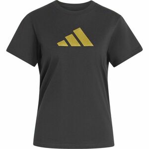 adidas MET LOGO TEE Női póló, fekete, méret kép