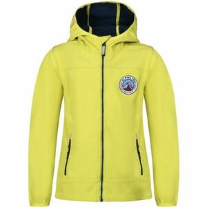 ALPINE PRO OMANO Gyerek softshell dzseki, sárga, méret 128-134 kép