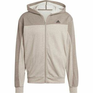 adidas MEL FZ Férfi pulóver, bézs, méret XXXL kép