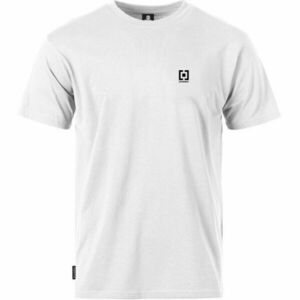 Horsefeathers T-SHIRT VERTICAL MINI LOGO Férfi póló, fehér, méret kép
