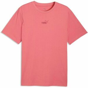 Puma ESSENTIALS SMALL NO.1 LOGO CENTERED TEE Férfi póló, rózsaszín, méret kép
