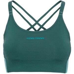 KARI TRAA SOFIA Női sport melltartó, sötétzöld, méret kép