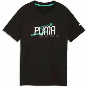 Puma ACTIVE SPORTS BIG GRAPHIC TEE B Fiú póló, fekete, méret kép