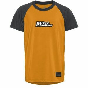 Horsefeathers SPIKE YOUTH BIKE JERSEY Gyerek kerékpáros mez, narancssárga, méret kép