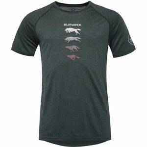 Klimatex HURON MERINO Férfi MERINO BLEND póló, sötétszürke, méret XXL kép