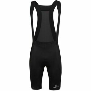 PROGRESS TORQMAN SHORTS BIB Férfi kerékpáros rövidnadrág vállpánttal, fekete, méret XXL kép