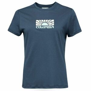 Columbia RUBY SPRINGS GRAPHIC FITTED SS Női póló, sötétkék, méret kép