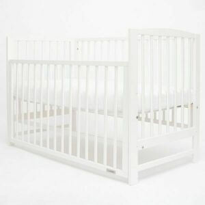 NEW BABY LILLY Gyerekágy lehúzható oldalfallal, fehér, méret kép