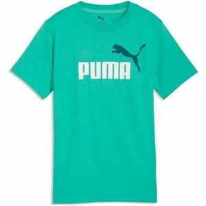 Puma ESSENTIALS 2 COLOR N0.1 LOGO TEE B Fiú póló, zöld, méret kép