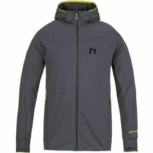 Hannah ETHAN HOODY Férfi technikai pulóver, sötétszürke, méret kép