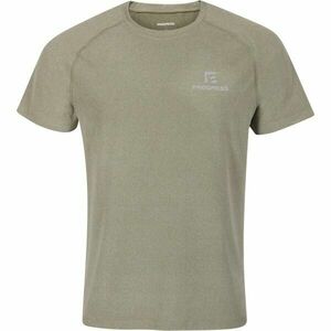 PROGRESS ASSET Férfi sportos póló, khaki, méret kép