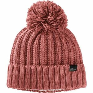 Jack Wolfskin HIGHLOFT KNIT BEANIE W Női téli sapka, piros, méret kép