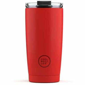 COOL BOTTLES TERMO 550 ML Rozsdamentes thermo bögre, piros, méret 550 ML kép