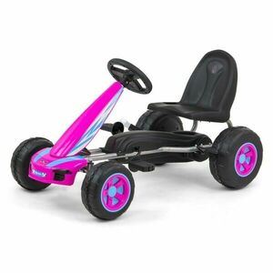 MILLY MALLY VIPER Gyerek lábbal hajtós gokart, rózsaszín, méret kép