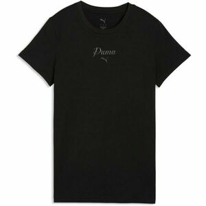 Puma ESSENTIALS SCRIPT TEE Női felső, fekete, méret kép
