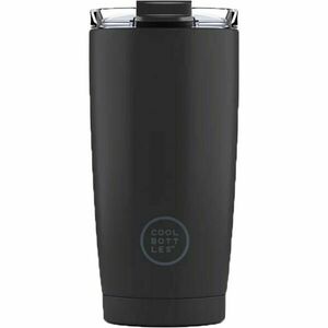 COOL BOTTLES TERMO 550 ML Rozsdamentes thermo bögre, fekete, méret 550 ML kép