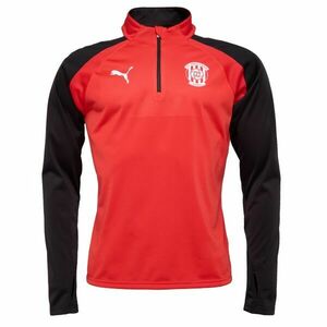 Puma TEAMLIGA 1/4 ZIP TOP Férfi pulóver, piros, méret kép