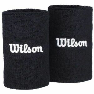 Wilson U WIDE TERRY WRISTBANDS Csuklópánt, fekete, méret UNI kép