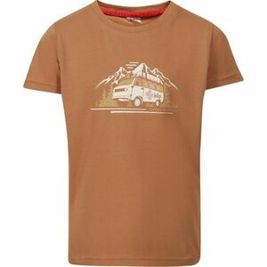 KILPI ALBION Fiú pamut póló, barna, méret kép