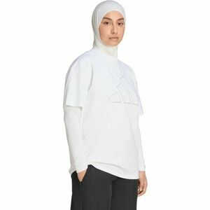 adidas POWER ESSENTIALS WORKOUT TEE Női sportos póló, fehér, méret kép