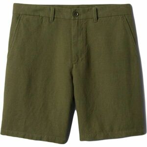 GAP LINEN FIXED WAIST Férfi rövidnadrág, khaki, méret kép