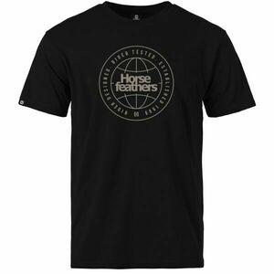 Horsefeathers GLOBAL Férfi póló, fekete, méret XXL kép