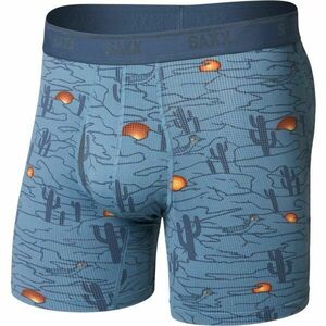 SAXX QUEST QUICK-DRY MESH BOXER BRIEF FLY Férfi gyorsan száradó boxeralsó, kék, méret kép