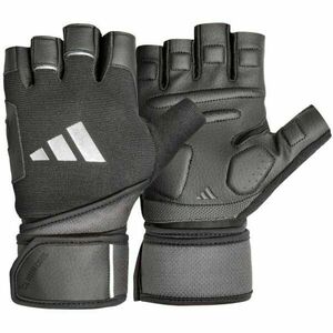 adidas WRIST WRAP TRAINING GLOVES - XL Fitness kesztyű, fekete, méret kép