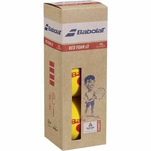 Babolat RED FOAM X3 Teniszlabdák, sárga, méret kép