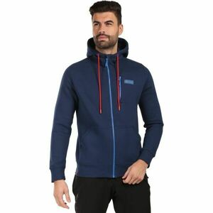 KILPI DANILO Férfi pamut kapucnis pulóver, sötétkék, méret XXXL kép
