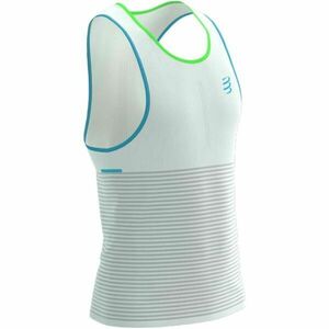 Compressport PRO RACING SINGLET M Férfi ujjatlan felső futáshoz, fehér, méret kép