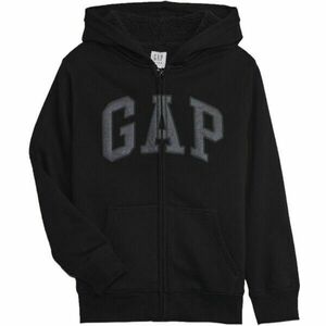 GAP INSULATED FULLZIP LOGO Fiú pulóver, fekete, méret kép