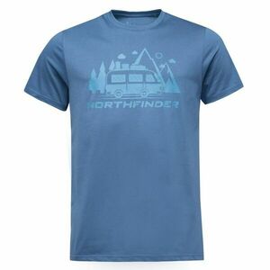 Northfinder ZACAR Férfi sportos póló, kék, méret kép