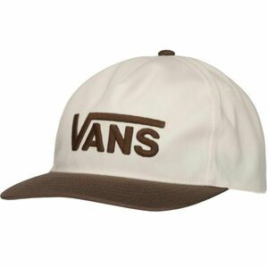 Vans DROP V LOGO SNAPBACK DRIED KELP Baseball sapka, fehér, méret kép