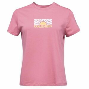 Columbia RUBY SPRINGS GRAPHIC FITTED SS Női póló, rózsaszín, méret kép