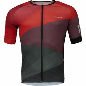 Klimatex VELO Férfi teljesen cipzáras kerékpáros mez, piros, méret kép