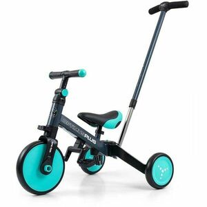 MILLY MALLY OPTIMUS PLUS 4in1 Gyermek tricikli tolókarral, sötétzöld, méret kép