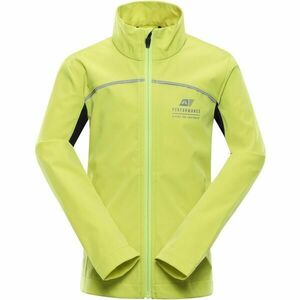 ALPINE PRO GEROCO Gyerek softshell dzseki, sárga, méret 128-134 kép