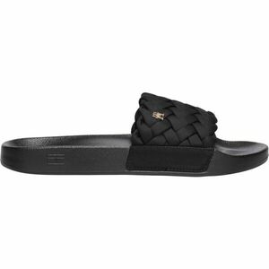 Tommy Hilfiger TH BRAIDED POOL SLIDE Női papucs, fekete, méret kép