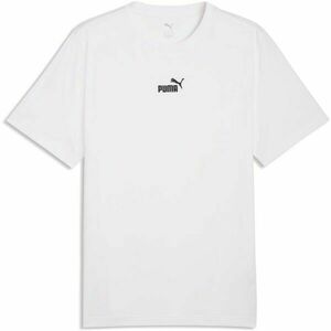 Puma ESSENTIALS SMALL NO.1 LOGO CENTERED TEE Férfi póló, fehér, méret kép