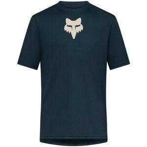 Fox RANGER SS JERSEY FOX HEAD Férfi kerékpáros mez, sötétkék, méret kép