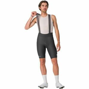 Castelli ESPRESSO 2 BIBSHORT Férfi kerékpáros nadrág, sötétszürke, méret kép